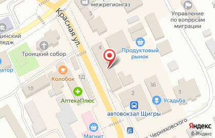 Магазин цифровой и бытовой техники DNS на Красной улице на карте