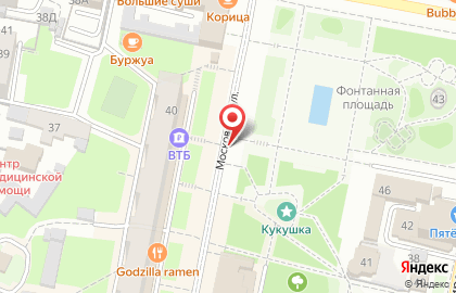 Киоск Ледяной дом на Московской улице, 40 киоск на карте