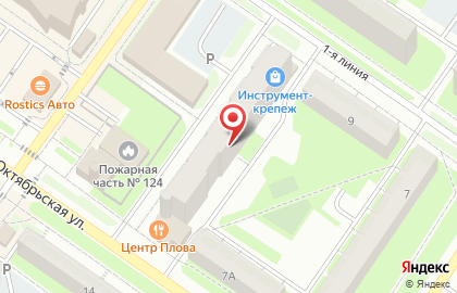 Мастер на Октябрьской улице на карте