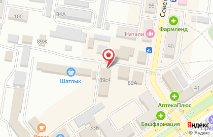 Ателье Ажур на Советской улице на карте