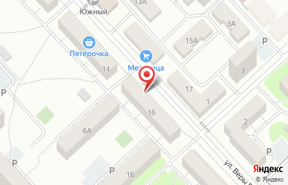 Ателье Ника на улице Веры Волошиной на карте