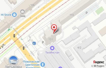Банкомат Поволжский банк Сбербанка России на Ново-Садовой улице на карте