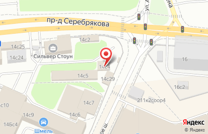 Шиномонтажная мастерская ШинПро на проезде Серебрякова на карте