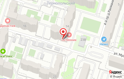Салон красоты Миледи на Тернопольской улице на карте
