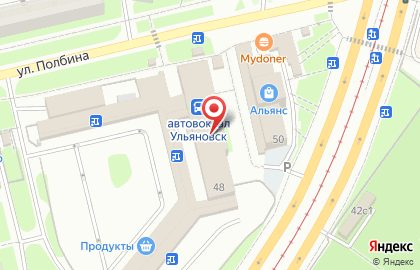 Автомагазин Мир тюнинга и цвета в Засвияжском районе на карте