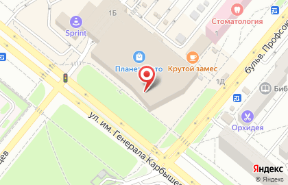Зоомагазин Четыре Лапы в Волгограде на карте