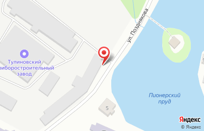 Тулиновский приборостроительный завод в Тамбове на карте