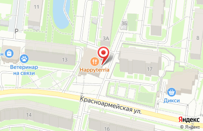 Продовольственный магазин в Москве на карте