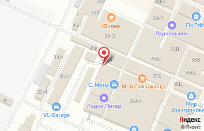 Бистро в Санкт-Петербурге на карте