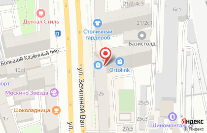 Компания Мир натяжных потолков на улице Земляной Вал на карте