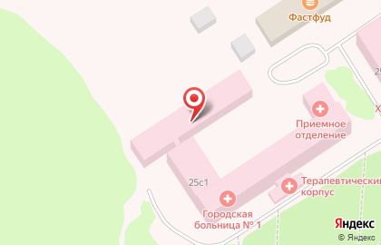 Больница Городская больница №1 на улице Павлова на карте