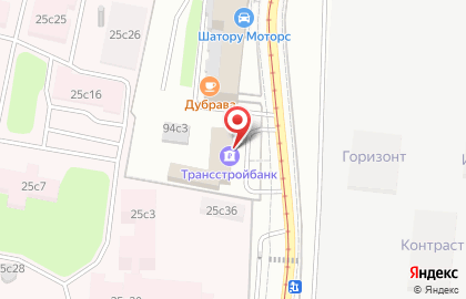 Банкомат Трансстройбанк на карте