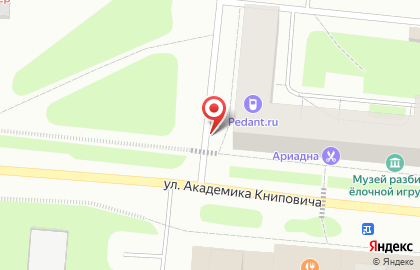Магазин товаров из IKEA на улице Академика Книповича на карте