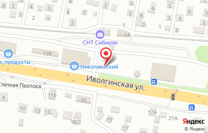 Магазин овощей и фруктов в Советском районе на карте