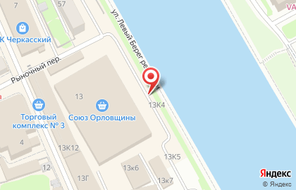 Магазин, ИП Попов А.В. на Черкасской улице на карте