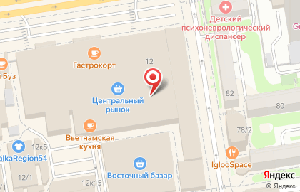 Ювелирный магазин Агат в Заельцовском районе на карте