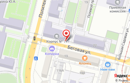Лицей, СГТУ на карте