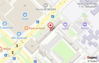 Сервисный центр re:start на улице Астана Кесаева на карте