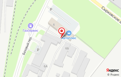 ЗАО Теплострой в Базовом переулке на карте