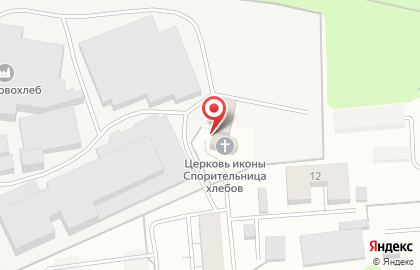 Спорительница хлебов, Храм иконы Божией Матери на карте