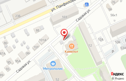 Магазин овощей и фруктов на Садовой улице на карте