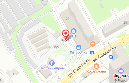Шиномонтажная мастерская в Свердловском районе на карте