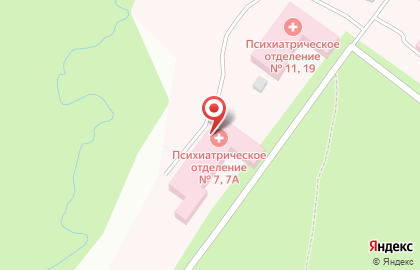 Костромская областная психиатрическая больница на Больничной улице на карте