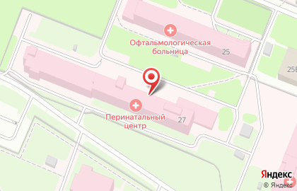 Родильный дом Вологодская областная клиническая больница на карте