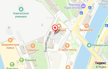 Сауна на берегу моря в Ривьерском переулке на карте