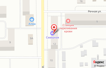 Гостиница Северная на Социалистической улице на карте