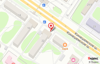 Магазин цветов ЦветОк на Кинешемском шоссе на карте