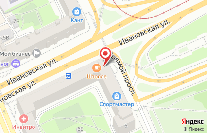 Магазин 220 Вольт на Ивановской улице на карте