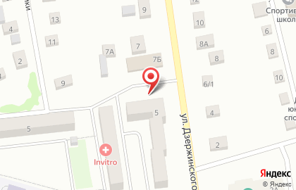 Алкоритм на улице Дзержинского на карте