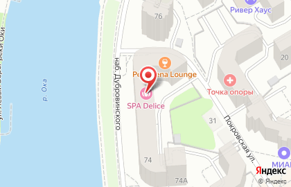 Туристическое агентство Ривьера на набережной Дубровинского на карте