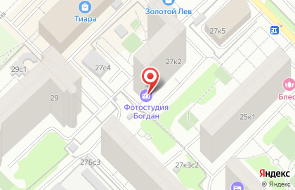 Магазин воздушных шаров с гелием на карте