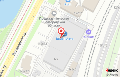 СЕАЛ на Загородном шоссе на карте