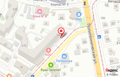 Парикмахерская Экономка в Октябрьском районе на карте