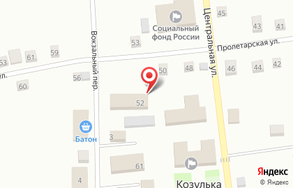 Отдел МВД России по Козульскому району на карте