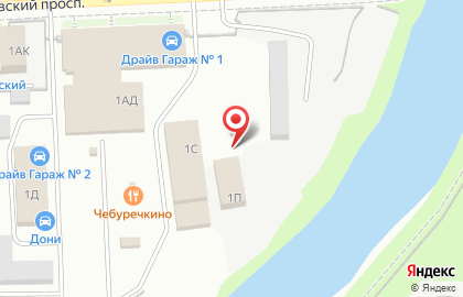 Автосервис на Ириновском проспекте, 1 лит п на карте