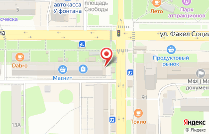 Киоск фастфудной продукции Гиро-хот-дог на карте