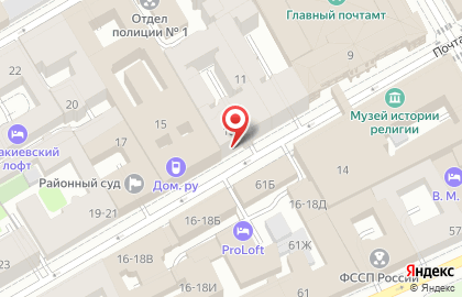 Детский сад Светлячок №8 в Адмиралтейском районе на карте