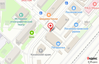 Салон сотовой связи МегаФон в Анадырском проезде на карте