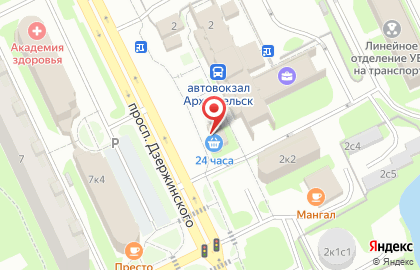 Шаурменная на проспекте Дзержинского на карте