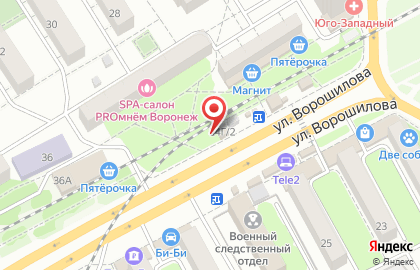 Мегафон в Советском районе на карте
