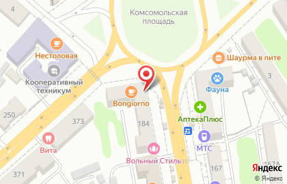 Аптека Тамбовфармация-Плюс на Советской улице, 184 на карте