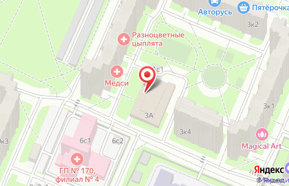 Детский развивающий центр Gorizont на Старокачаловской улице на карте