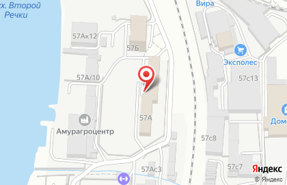 Столовая Чайка на проспекте 100-летия Владивостока на карте