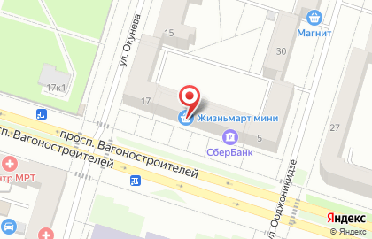 СКБ-Банк в Екатеринбурге на карте