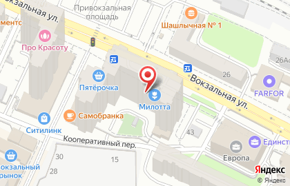 Суворов, ЗАО Единство на Вокзальной улице на карте
