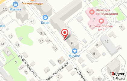 Аптечный пункт Гелиос в Володарском районе на карте